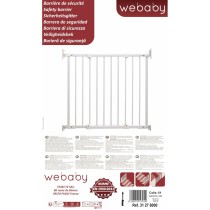 Sicherheitsbarriere WEBABY NONO Weiß 72-108 cm