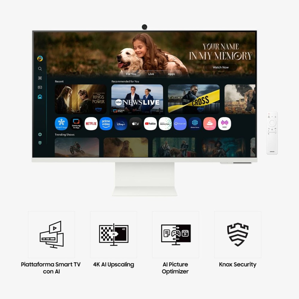 Gaming-Monitor Samsung M8 M80F S32FM801UU 4K Ultra HD 32"