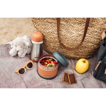 Baby Thermos Flask Béaba Orange Stainless steel 500 ml