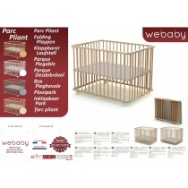 Spielplatz WEBABY Beige 70 x 100 cm
