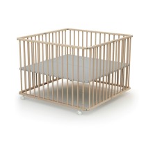 Spielplatz WEBABY 100 x 100 cm Beige