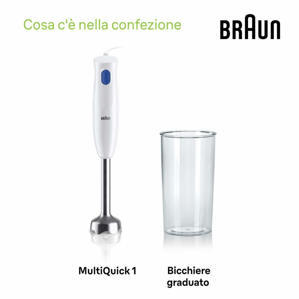 Cup Blender Braun MQ10.001MWH White 450 W