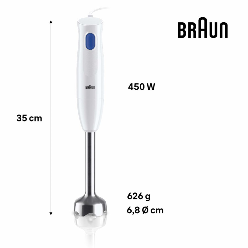 Standmixer Braun MQ10.001MWH Weiß 450 W