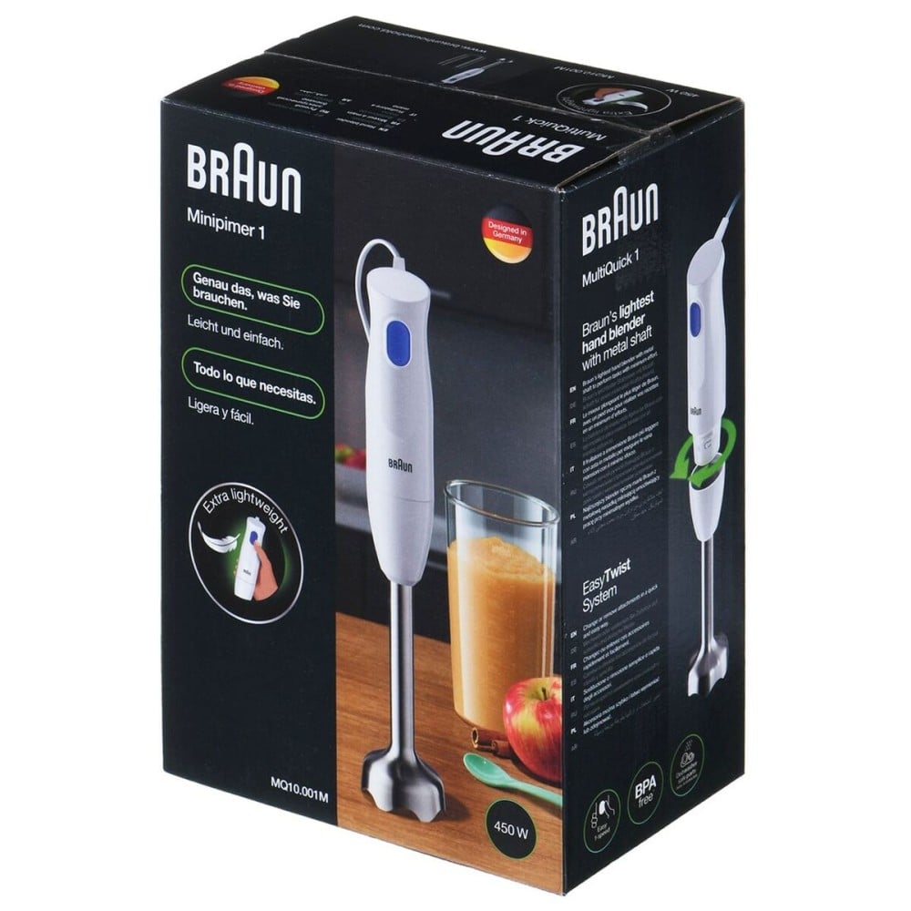 Cup Blender Braun MQ10.001MWH White 450 W