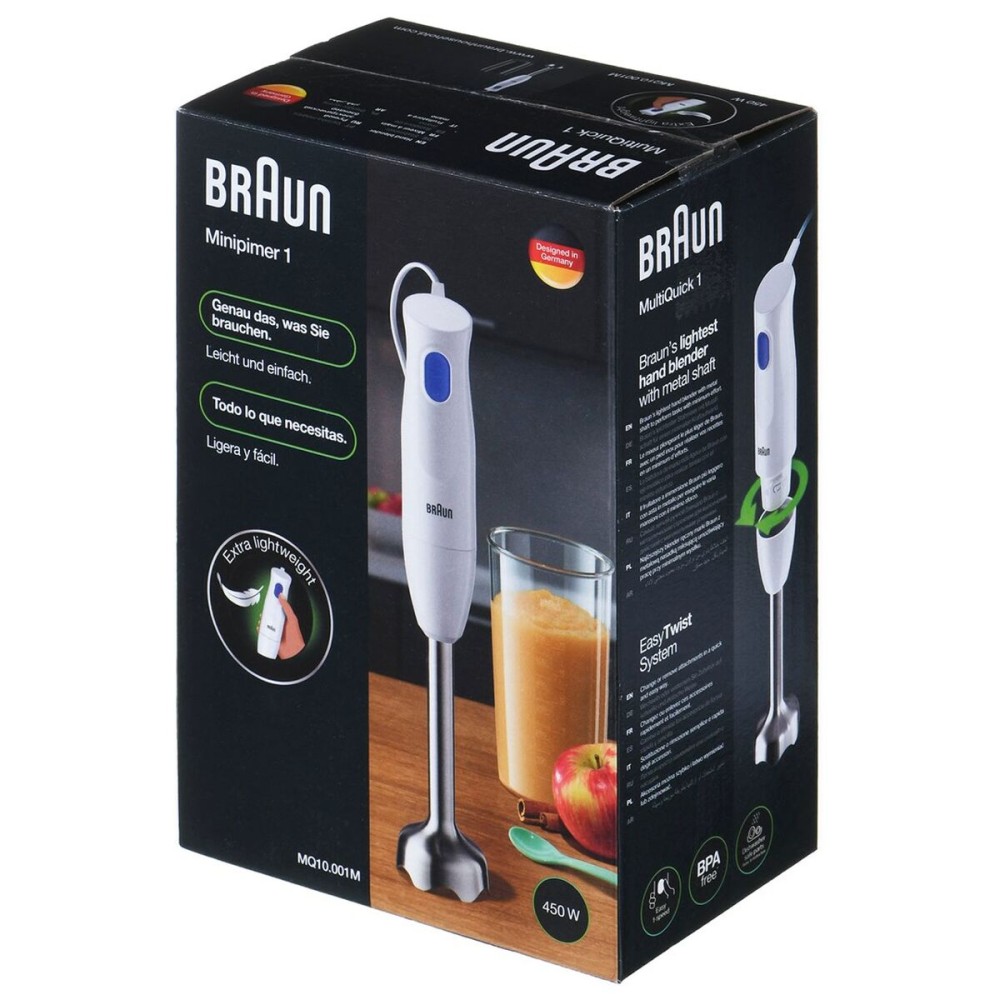 Standmixer Braun MQ10.001MWH Weiß 450 W