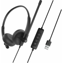 Kopfhörer mit Mikrofon Dell WH125-DWW Schwarz