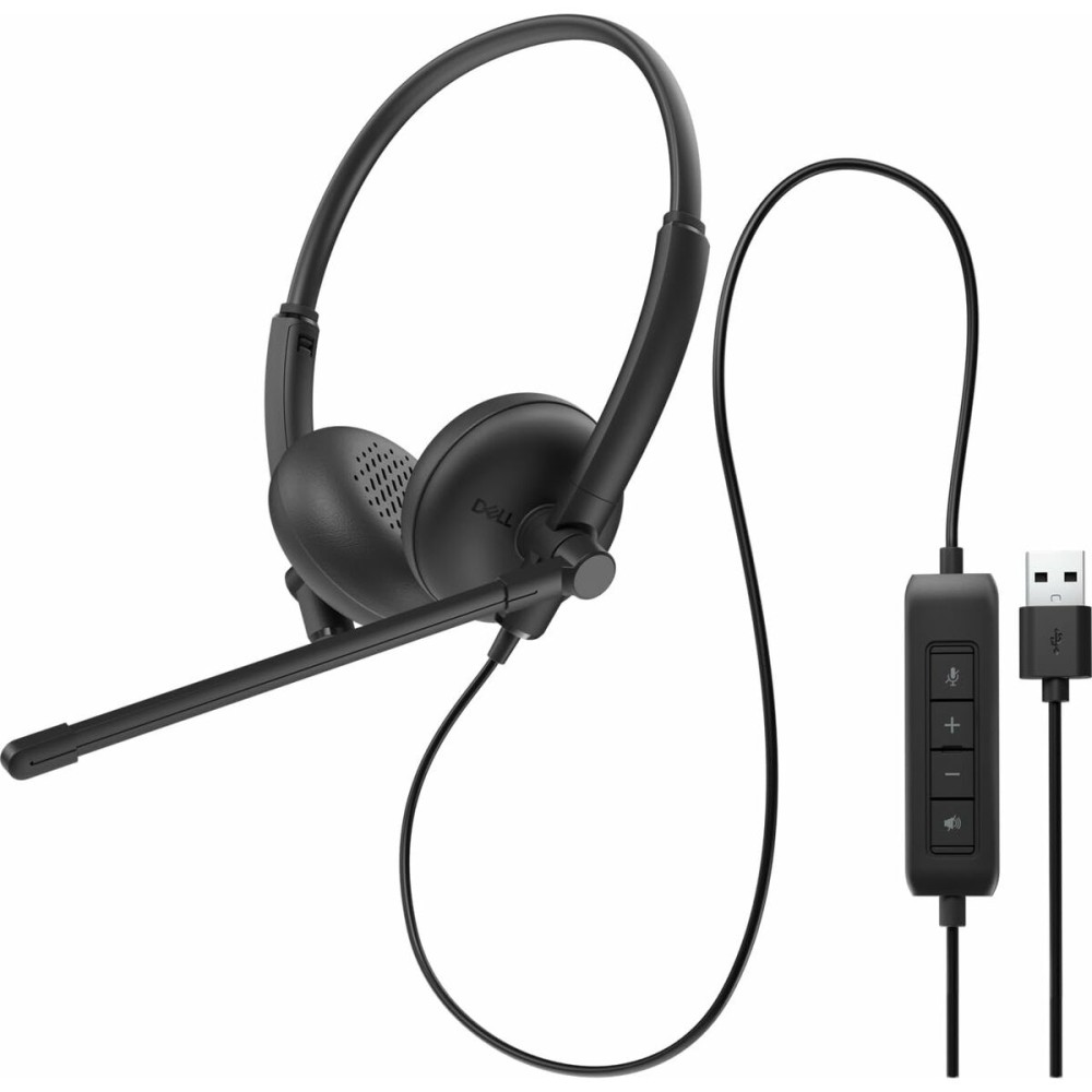 Kopfhörer mit Mikrofon Dell WH125-DWW Schwarz