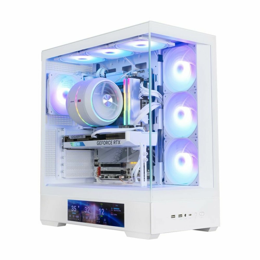 ATX Semi-Tower Gehäuse Zalman P40 DS WHITE Weiß