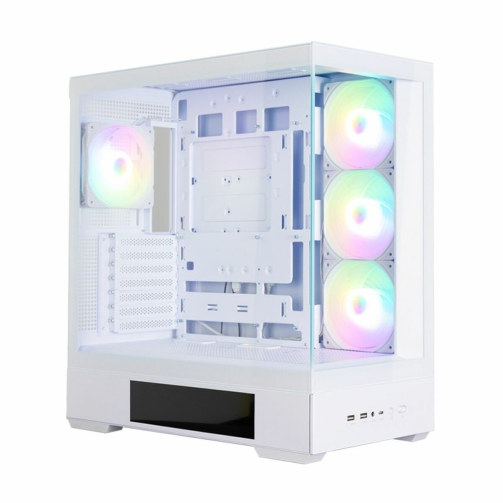 ATX Semi-Tower Gehäuse Zalman P40 DS WHITE Weiß