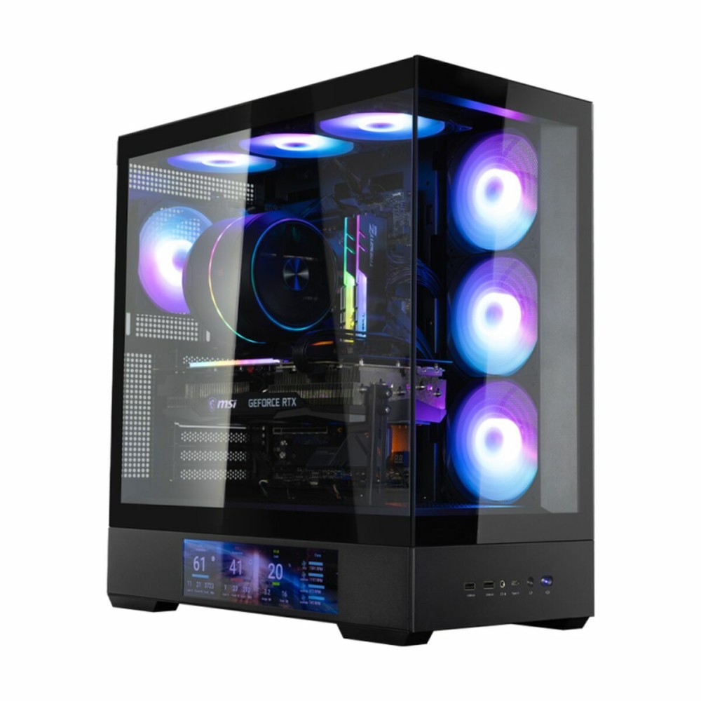 ATX Semi-Tower Gehäuse Zalman P40 DS BLACK Schwarz