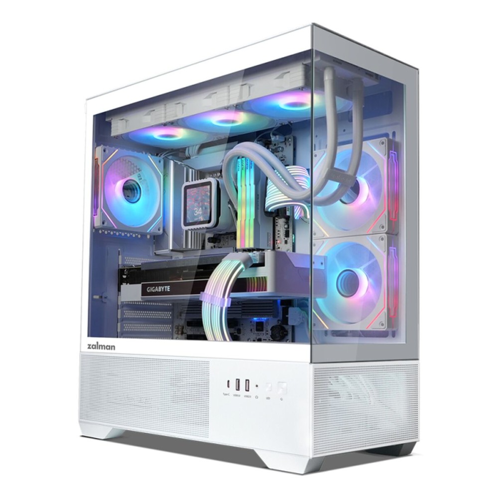 ATX Semi-Tower Gehäuse Zalman CHRONIX WHITE Weiß