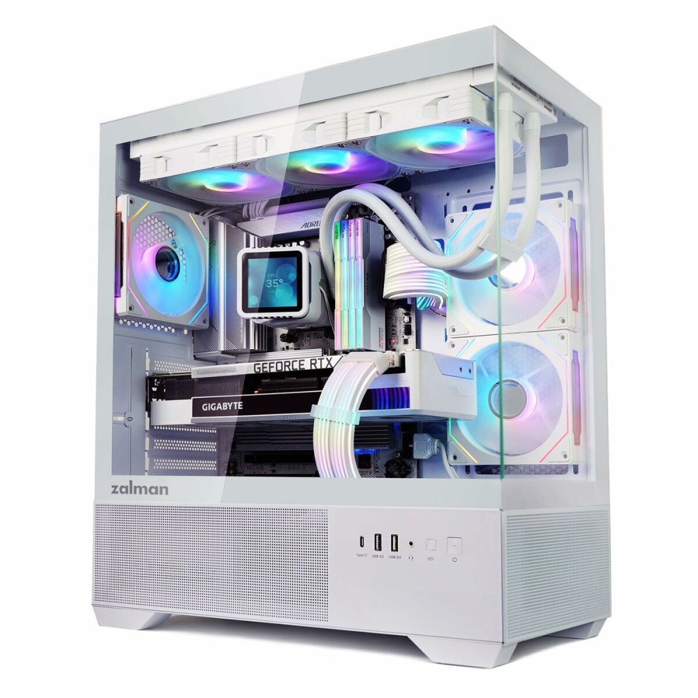 ATX Semi-Tower Gehäuse Zalman CHRONIX WHITE Weiß