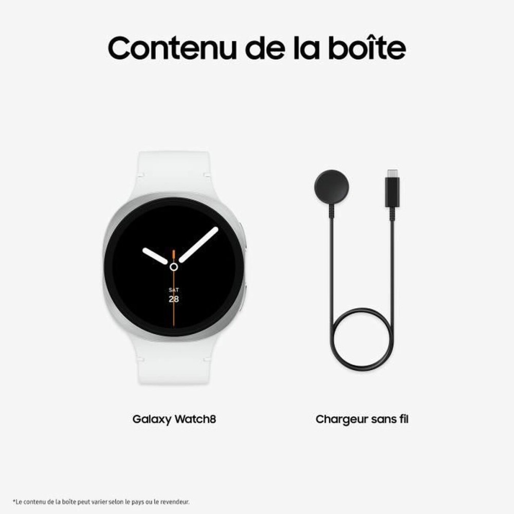 Smartwatch Samsung Galaxy Watch8 Silberfarben 1,5'' Ø 44 mm