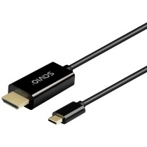 USB-Kabel Savio CL-190 Schwarz 1 m