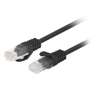 UTP starres Netzwerkkabel der Kategorie 6 Lanberg PCU6-20CC-0025-BK Schwarz 25 cm U/UTP (UTP)