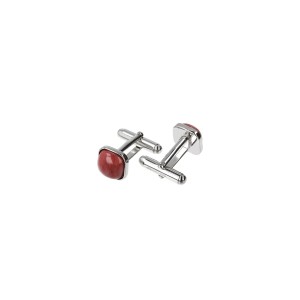 Boutons de manchette Albert M. WSOX00199.RDW Argenté Rouge