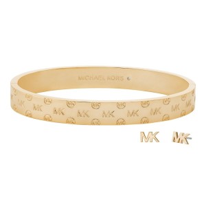 Bracelet and Earrings Set Michael Kors LOGO SPECIAL PACK + EARRINGS Golden