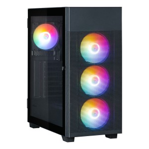 ATX Semi-Tower Gehäuse Zalman S5 NEO BLACK Schwarz