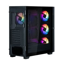 ATX Semi-Tower Gehäuse Zalman S5 NEO BLACK Schwarz