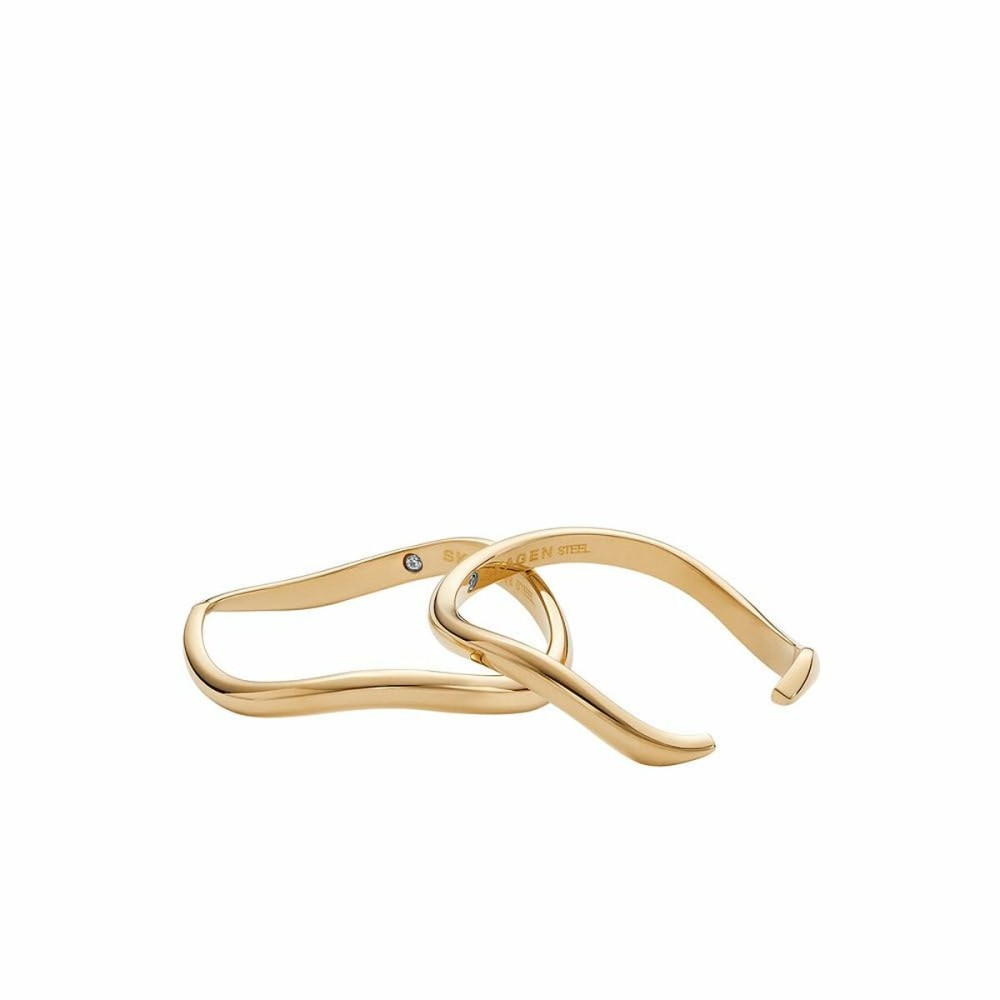 Ladies' Ring Skagen SKJ1788710.10 Golden 2 Units