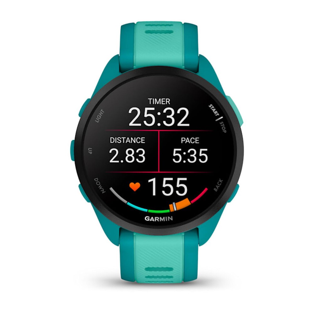Smartwatch GARMIN Forerunner 165 Music Blau Silberfarben 1,2" 43 mm