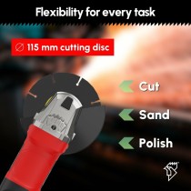 Angle grinder Casals cag71051 710 W