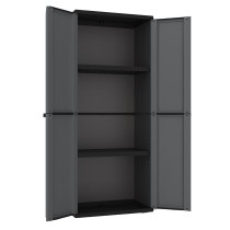 Armoire Terry j-base 268 Gris foncé polypropylène 68 x 37,5 x 163,5 cm