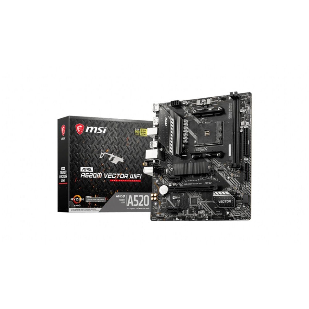 Motherboard MSI MAG A520M VECTOR WIFI AMD A520 AMD AM4