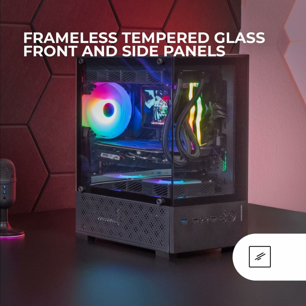 ATX Semi-Tower Gehäuse Mars Gaming MC-SE2 Schwarz