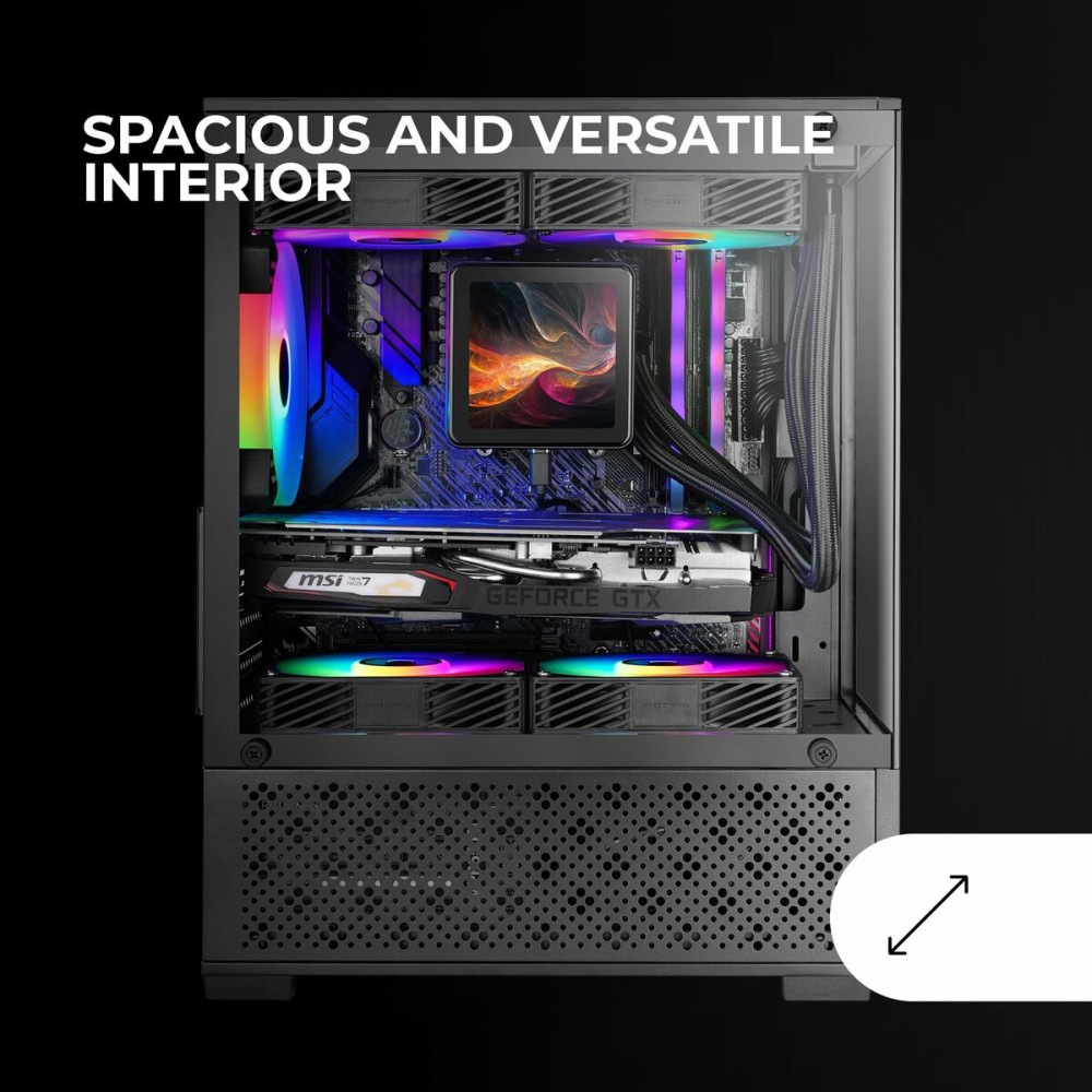 ATX Semi-Tower Gehäuse Mars Gaming MC-SE2 Schwarz