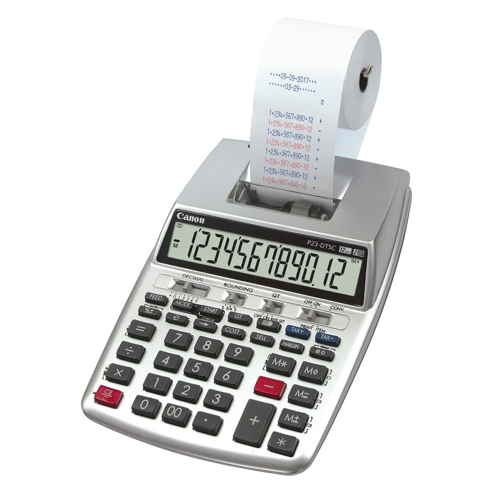 Calculatrice d’impression Canon Argenté