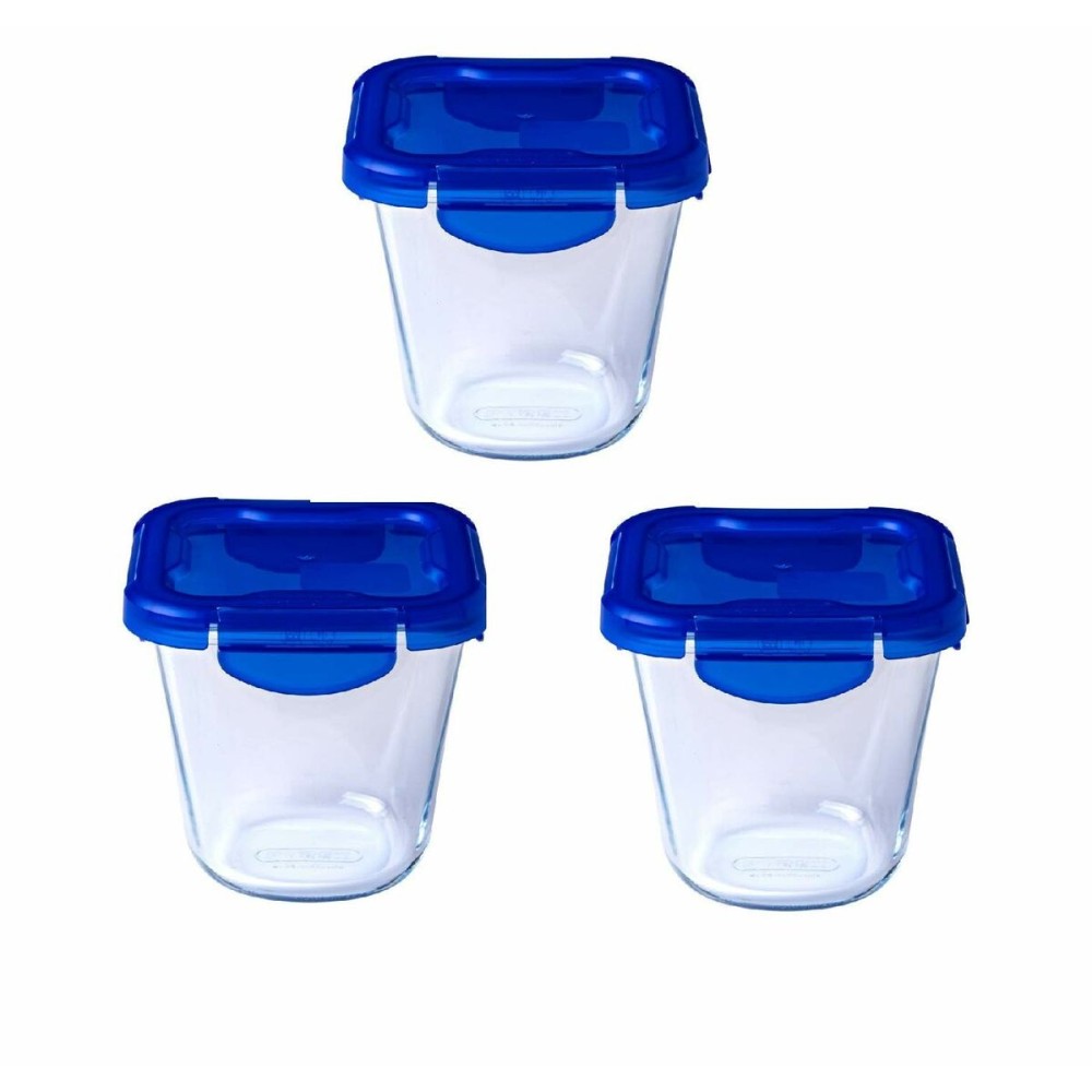 Lunchbox-Set Pyrex Durchsichtig 3 Stücke