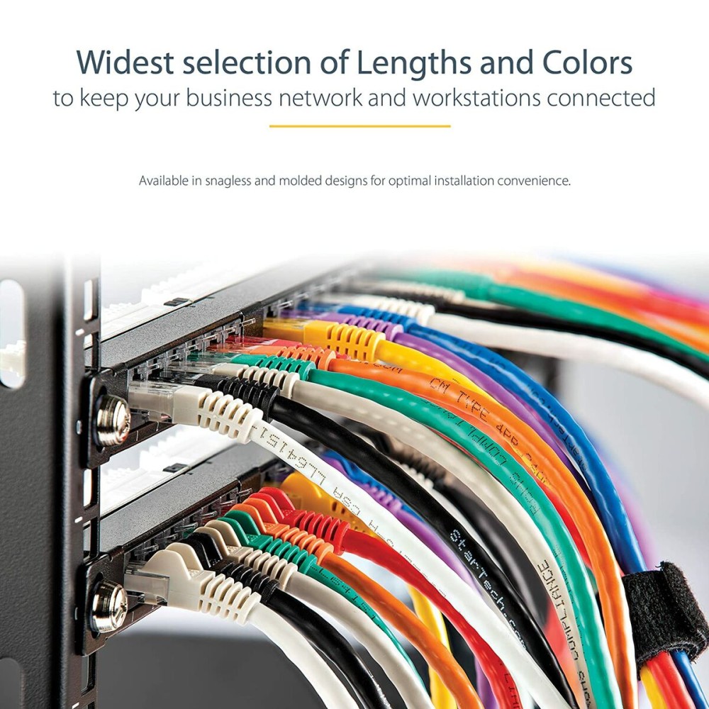 UTP starres Netzwerkkabel der Kategorie 6 Startech N6PATC7MWH Weiß 7 m