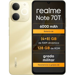 Smartphone Realme NOTE 70T 4 GB RAM 128 GB 6,74" Unisoc Golden