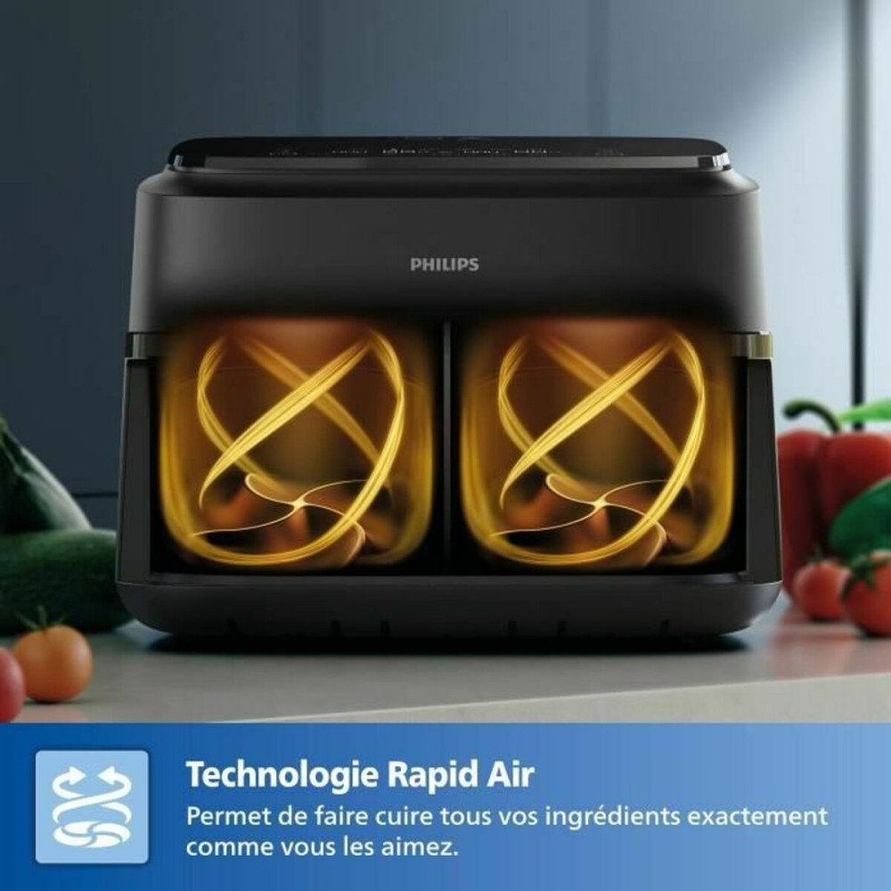 Heißluftfritteuse Philips NA150/00 Schwarz 7 L