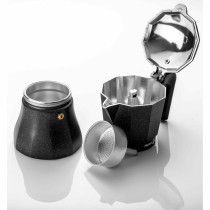 Cafetière Italienne Fagor TIRAMISU 12 Noir Aluminium 12 Tasses