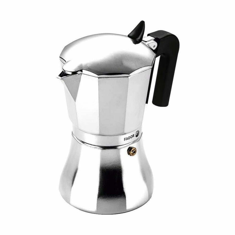 Italian Coffee Pot Fagor CUPY 6 Aluminium