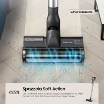 Besenstaubsauger Samsung VS20B75ACR5/WA 550 W