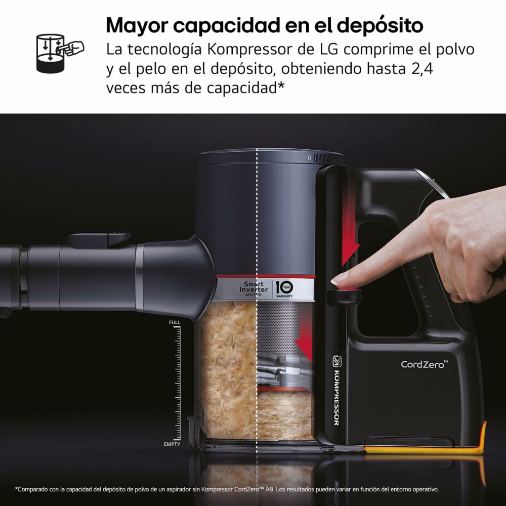 Cordless Cyclonic Hoover with Brush LG A9K-LITE1C