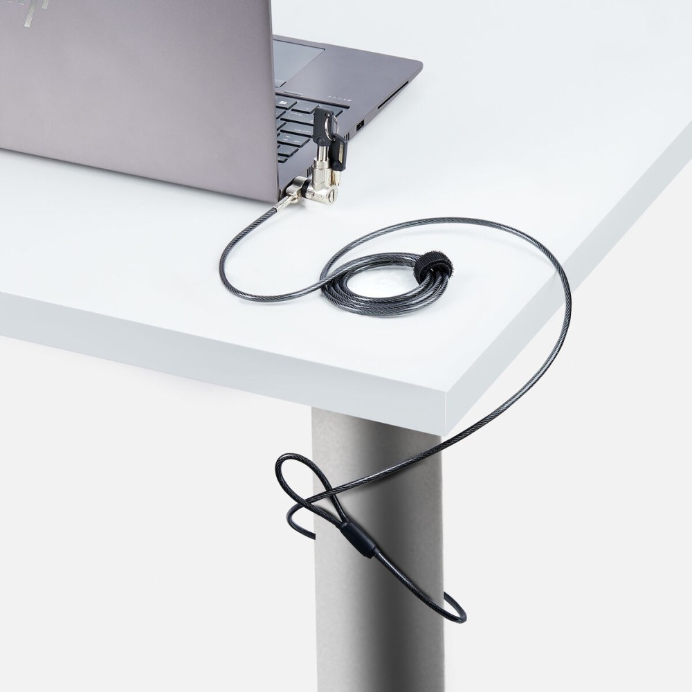 USB-Kabel Startech UNIVK-LAPTOP-LOCK Schwarz/Grau 2 m