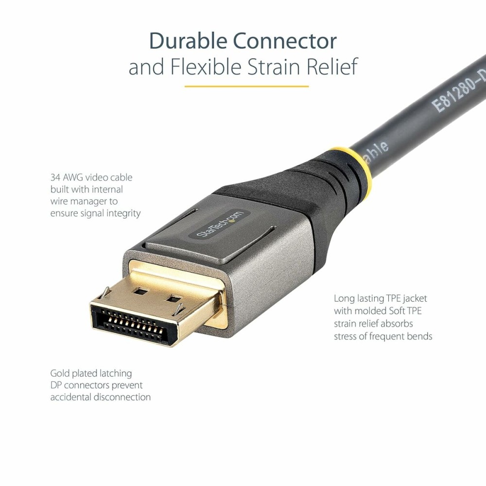 USB-Kabel Startech DP14VMM1F Schwarz 30 cm