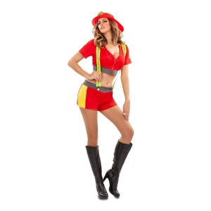 Costume for Adults My Other Me Fireman (4 Pieces)