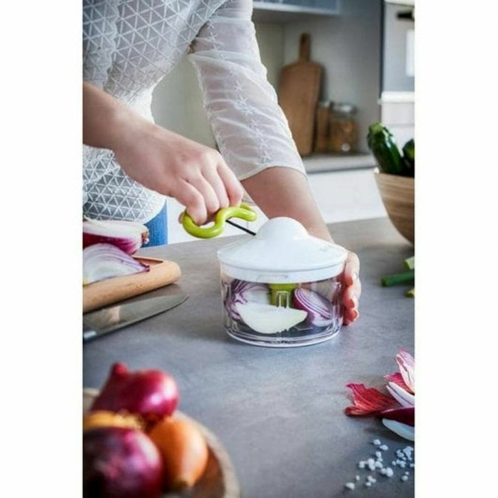 Mini-Hachoir Manuel avec Cordon Tefal K13304DISP Blanc Acier inoxydable Plastique 500 ml
