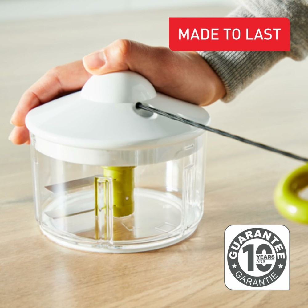 Mini-Hachoir Manuel avec Cordon Tefal K13304DISP Blanc Acier inoxydable Plastique 500 ml