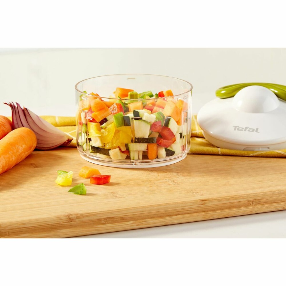 Manual mini chopper with pull cord Tefal K13304DISP White Stainless steel Plastic 500 ml