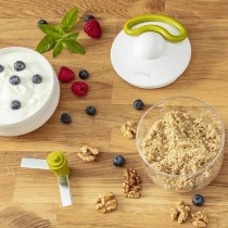 Manual mini chopper with pull cord Tefal K13304DISP White Stainless steel Plastic 500 ml