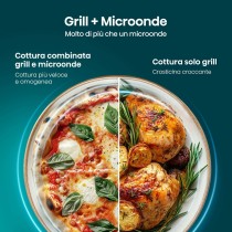 Mikrowelle mit Grill Hisense H23MOBS5HG4 Schwarz 800 W 23 L