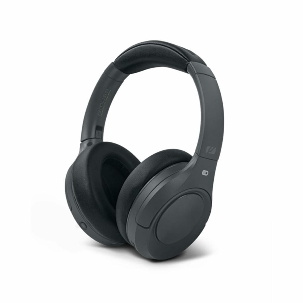 Kopfhörer mit Mikrofon Muse M295ANC Schwarz Grau