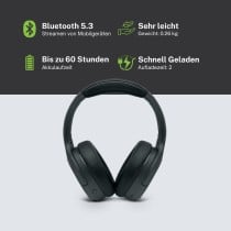 Kopfhörer mit Mikrofon Muse M295ANC Schwarz Grau