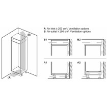 Kühlschrank BOSCH KIN96VFD0 194 Weiß
